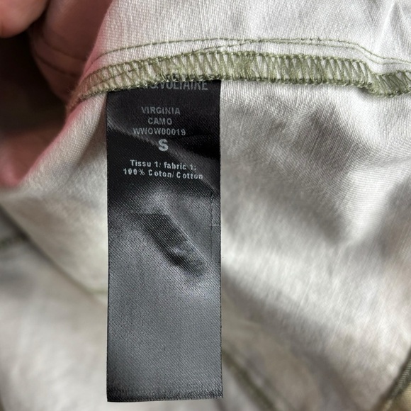 ZADIG & VOLTAIRE Camo Button Front Cargo Jacket Size Small - Picture 7 of 14